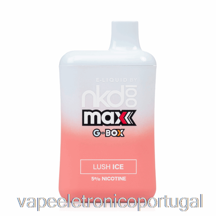 Vape Eletrônico Gbox X Naked 100 5500 Descartável Exuberante Ice